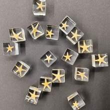 10/50/100/200 قطعة نجوم البحر الصغيرة الطبيعية، زخرفة بحرية لحفلات الزفاف والديكور، قذائف صغيرة لملء الأواني والمشاريع اليدوية، مناسبة لصنع المجوهرات وديكور حوض السمك والحمام والشموع وديكورات الحفلات والهدايا المميزة لأعياد الميلاد والتخرج، بحجم 0.4 إلى 1 بوصة - متعدد الألوان - مشاهدة 10