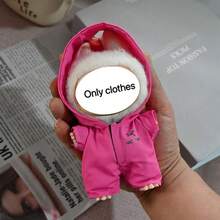 [Solo ropa de muñeca] 1 set de ropa de 15-17cm para Labubu muñeca que incluye capa y parka, accesorio para Labubu muñeca , Labobo No.1/2/3 - Multicolor - Ver 12