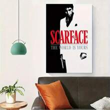 2pcs Set Of Classic Black & White Movie Posters On Canvas - Perfect For Living Room, Bedroom, Study, Or Bar Decor - Wall Art, Unframed, Ideal Gift For Home Decoration