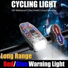 1pc Bicycle Light Bicycle Headlight Taillight Set Digital Display Bicycle Light Transparent Multi-Function Rechargeable Suitable For Outdoor Mountain Road Bike Riding Light Bicycle Bicycle Light Bicycle Light