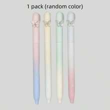4 Pieces Neutral Pens With Butterfly Design, 0.5mm Super Fine Tip, Lightweight Plastic Material, Quick-Drying Ink Suitable For Writing & Signing Back To School - Multicolor - View 15