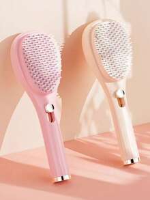 Air Cushion Hair Washing Comb For Women, Scalp Massage Silicon Brush, Coarse Teeth Hair Cleansing Comb With Retractable Handle