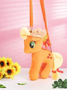 MY LITTLE PONY Girls' Unicorn-Shaped Crossbody Bag,Cute Storage Bag Shoulder Bag Commuter Bag Pinkie Pie Twilight Sparkle Rarity For Outing Halloween Christmas Party Birthday Gift For Women & College Students & White-Collar Workers - Multicolor - View 6
