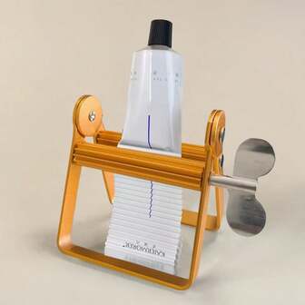 1pc Paint/Toothpaste Squeezer, Suitable For Squeezing Fluid Paints And Toothpastes, This Labor-Saving Paint/Toothpaste Squeezer Can Avoid Waste And Save You Money (Squeezer Only, No Other Accessories)