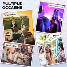 Peace Church Double Layer Hand Tambourine 8/10 Inch Hand Shake Tambourine Percussion Instrument Dance Hand Clap Drum Bible Pattern - Multicolor - View 7
