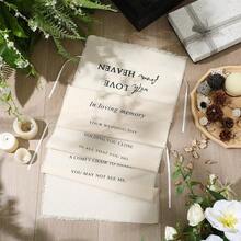 Reserved Signs For Wedding Reserved Memorial Wedding Chair Sign With Love From Heaven Cotton Linen 15 X 50 Inch Save A Seat For Someone In Heaven Seating Decoration(White,Simple) - White - View 3