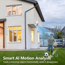 1 1080P Camera Security 2.0MP High-Definition Wireless WiFi 360°/2.5G Dual-Band Mini Home Monitoring Camera, Two-Way Communication, Automatic Human Figure Tracking, Smart Night Vision External Camera