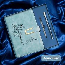 定制姓名PU皮笔记本 - 个性化旅行/教师/教会笔记本，仿皮硬面日记本，毕业/母亲节/父亲节/教师节/周年纪念礼物，学习用品，返校季，多功能，装饰性，可重复使用，现代，多彩，可爱，复古，卡通，卡哇伊，定制，个性化，独特，定制，员工，客户，学生，商务/工作/办公，学校，办公及学校用品，圣诞装饰，本地，节日日历