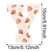 1 pezzo Scatola decorativa con palloncini a forma di fragola rossa da 25cm, con scatola trasparente rossa e 26 lettere a tema fragola disponibili per la selezione, scatola per conservare i palloncini decorata, scatola regalo per decorazione festa di compleanno, doccia per bebè, decorazione per feste, matrimoni, sfondo per foto, decorazione per feste femminili, feste estive, feste a tema frutta, feste hawaiane - Multicolore - Visualizzare 19