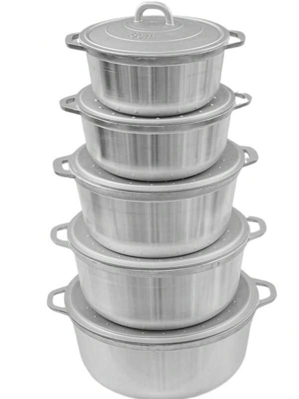 Marmite en aluminium coulé épais, marmite de cuisine domestique, marmite à soupe, marmite pour l'extérieur, convient aux hôtels et restaurants