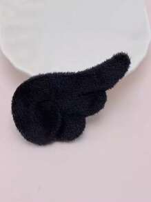 12pcs Black Wings Design Hair Clips, Suitable For Everyday Wear ,Hair Accessory, Claw Clips, Hair Slide, Hair Claws