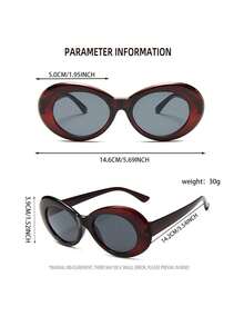 2pcs Classic Round Frame Glasses, Fashion Casual Style For Men & Women, Suitable For Outdoor, Beach, Travel, Driving, Climbing, Y2K Vintage Street Photography, All Season Preppy Style For Back To School Oval Shape - Multicolor - View 2