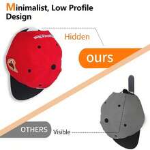 5 件免钻壁挂式帽架棒球帽挂钩升级粘性帽架无需钻孔强力挂耳帽钩 5/3/1 件