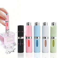 1 件旅行香水雾化器可填充瓶，8ml 便携式迷你喷雾旅行瓶，易于补充空雾化器瓶，适用于钱包手提包口袋行李箱 - 彩色 - 查看 1