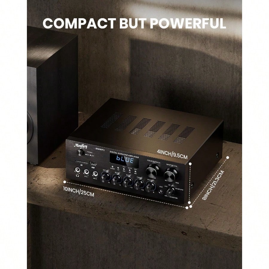 【M2104-166-130】パワーアンプ システム マイクミキサー 220W パワーアンプ 220W Bluetooth対応 デュアルチャンネル