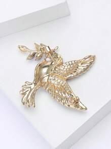 1 Peça Broche de Paz com Pedrinhas para Mulheres, Broches de Animais, para Bolsas, Suéteres, Casacos, Chapéus, Sapatos, Vestidos, Ternos