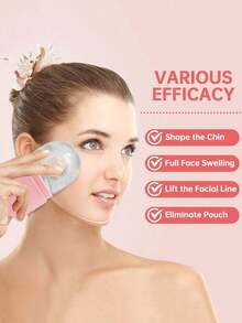 1 Set Multi-Piece Ice Roller - Facial Skincare Ice Roller Set, Facial Massage Tool, Silicone Ice Roller, Ice Roller, Roller Massager And Gua Sha Board, Used To Relieve Facial And Eye Puffiness, Facial Massager, Suitable For Eyes, Neck And Face, Ice Roller Mold - Skincare Tool. Summer Ice Massage Product, Office Supplies, Study Supplies, Travel Essentials. - Multicolor - View 6