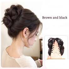 合成卷发假发发爪时尚装饰发夹螃蟹女孩礼物发饰情人节头饰