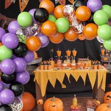 Set de 20/40/50 globos de Halloween, globos de látex de 10 pulgadas perfectos para decoración de fiesta de Halloween