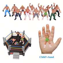 36 figuras de acción de lucha libre | Ring de lucha libre, accesorios realistas, seguros y duraderos | Regalos para fiestas - Multicolor - Ver 4