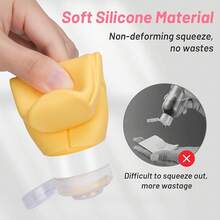 Pack Silicone Travel S For Toiletries  [Refille & Leak-Proof] Travel Containers  100Ml Small Size Squeezy S For Mpoo  Lotion  Cosmetic  Mixed Colors 782353