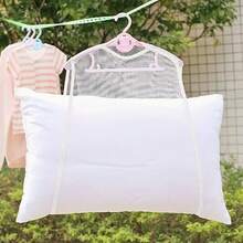 1pc Polyester Pillow Desiccant Bag, Household Wind-Proof Pillow Desiccant Bag, Laundry Net Bag, Balcony Pillow Desiccant Storage Bag, Suitable For Drying Pillows And Toys, Space-Saving Organizer Net Bag - Multicolor - View 8