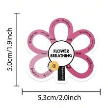 50片镇静条，用于缓解焦虑，感官贴纸，抗压力，缓解焦虑物品，镇静贴纸，课堂教师用品，乙烯基防水贴纸，适用于水瓶、电脑、笔记本电脑、手机、行李箱、笔记本、冰箱 - 彩色 - 查看 5