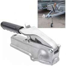 Heavy-Duty 2600kg Trailer Hitch Cast Coupling Tow Ball Coupler RV Camper 50mm UK - 1 - View 10