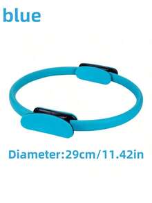 2个/1个普拉提圈（大号/小号 - 蓝色、粉色、紫色，带阻力）瑜伽阻力圈 - 家用健身运动配件，适合全身塑形和肌肉强化 - 普拉提阻力圈 - EVA泡沫瑜伽圈，适合臀部塑形、膝盖按摩、肩背紧致、骨盆修复、盆底肌修复、腿部塑形，轻便易携 - 彩色 - 查看 15