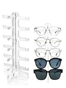 Sunglasses Desktop Storage Rack, Glasses Storage Display Rack, Transparent - Multicolor - View 3