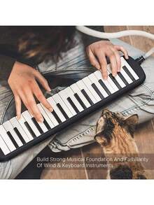 Melódica escolar de 32 teclas con estuche,adecuado para recitales escolares, actuaciones culturales, reuniones, fiestas, regalos navideños