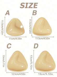 Double-Sided Adhesive Breast Pads, Push-Up And Lift-Up Design, Waterproof Adhesive Cups, Suitable For Bra Padding And Breast Enhancement Products (Women's Gifts | Christmas, Valentine's Day).