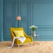 1 卷（200 厘米）优雅的 PVC 自粘装饰条，欧式风格，易于安装，灵活可弯曲，适用于墙壁、地板和橱柜，非常适合欧式家居装饰、地板装饰、罗马装饰、墙壁装饰和卧室装饰 - 白色 - 查看 7