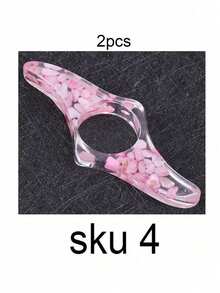 1個多種顏色的創意文具配件美學石拇指書立,適用於學生、辦公室職員 - 彩色 - 查看 13