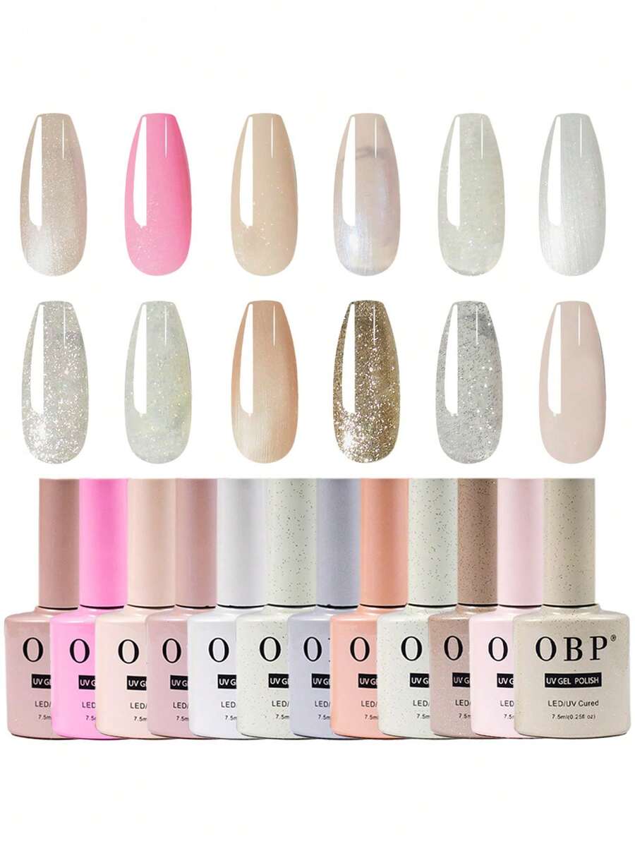 OBP C & G Gama De 12 Geles Semipermanente Esmalte Obp - Elegir Gamas - Camel - Ver 1