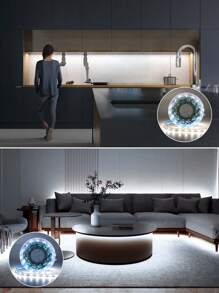 Fita de LED 12V ultrabrilhante - SMD 2835, 196,85 polegadas, 120 LED/m, iluminação flexível branca quente para quarto, cozinha, festas e muito mais, luzes decorativas