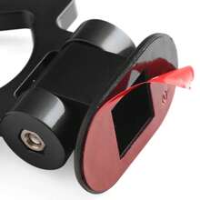 Ganchos de remolque de estilo ABS para coche, pegatina decorativa para coche, remolque delantero trasero, simulación de anillo de carreras, gancho de remolque para vehículo para OBRN - Negro A - Ver 3