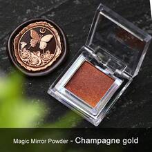 1 件珠光漆封蜡着色膏 - DIY 封蜡，带闪光魔镜粉 - 多种颜色可选（带刷子）学校用品，返校 - 彩色 - 查看 12