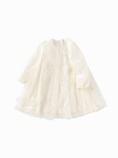 Balabala 2025 New Girls Princess Dress, Tulle A-Line Fairy Style Party Dress