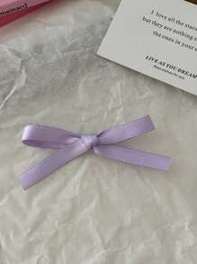 2 pezzi/set Fermagli da capelli in metallo a fiocco in tinta unita per donna, stile universitario adatti per uso quotidiano, a casa, per il pendolarismo, casual all'aperto e appuntamenti, per la primavera/estate, mollette a molla, mollette per capelli, fermagli per capelli, graffette per capelli