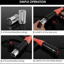 Battery Operated Electric Siphon Fuel Oil Water Petrol Liquid Transfer Pump Pipe