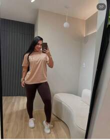 Calça Legging de Cintura Alta Sem Costura para Academia Feminina, Elástica e Fitness
