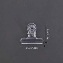 24个塑料夹子，家用和办公室用多功能回形针，透明长尾夹，女学生用心形夹，文具和办公用品，长尾夹，小号回形针，学校用品，返校