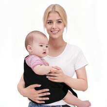 1pc Infant Carrier Wrap, Easy Front & Back Carry Design, Breathable Multi-Function Baby Carrier