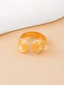 1 pieza Juego de anillos con diseño de estrella de mar de color dorado para mujeres, ideal para el verano y la playa