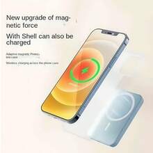 5000mAh MagSafe Magnetic Power Bank For IOS– Sweet Pink Aesthetic Portable Charger For Girls – Pocket-Friendly Wireless Battery Pack With Fast Charging – Perfect Gift For Girlfriend, Sister, Bestie – Lightweight, Strong Magnetic Hold, Matches Daily Outfits – Fits Easily In Purse, Clutch Or Backpack – For IOS Lovers Suitable For Summer Holiday Outdoor Travel/Camping And Hand Free Emergency Backup Mobile Power Supply Gifts Birthday Magnetic Wireless