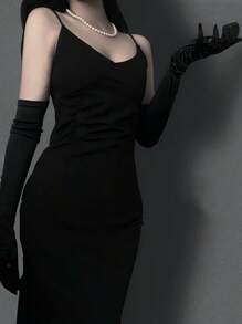 Elegante und modische verlängerte Satin-Handschuhe mit Elastan, hochwertige Textur Bankett-Handaccessoires, geeignet für Braut-Hochzeitshandschuhe, Kentucky Derby, Fotografie-Atmosphäre-Requisiten, Bühnendarbietungen, Teegesellschaft-Handdekorationshandschuhe
