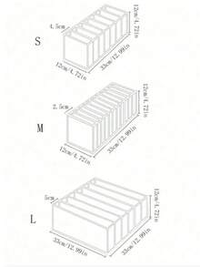 1-Piece/3 PiecesFabric Storage Bag Set Perfect For Simple And Practical Home Organization Of Underwear, Pants, And Clothes. Includes Underwear Storage Compartments, Wardrobe Divider Bags, And Storage Boxes/Bags For Women's White Shirts, Black Pants, Winter Wear, Dresses, Elegant Dresses, Long-Sleeved White Shirts, White Jumpsuits, Spring Dresses, Spring Suits, Spring Apparel, Spring Clothing, And Minimalist Summer Blouses.