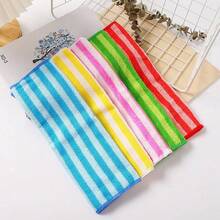 Kit Of 5 Microfiber Cleaning Cloths 30x30cm Striped Multipurpose High Absorption Reusable - Lặt Vặt - Xem 7
