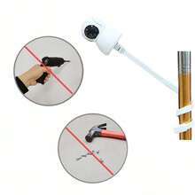 婴儿监视器壁挂支架，可调节且易于安装的婴儿监视器支架，兼容大多数婴儿监视器品牌，无需工具或墙壁损坏（1/4 英寸接口） - 彩色 - 查看 4